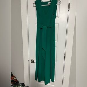 Calvin Klein Green Sleeveless Jumpsuit